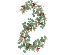 Greenery Pine Garland | Faux Pine Garland | Pine Needle Garland | Evergreen Garland, Holiday Pine Garland, Decorative Pine Garland, Artificial Pine Garland