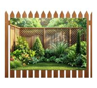 Greenery Wall Backdrop - Natural Scenery Forest Flowers Background | 210x150cm Outdoor Decoration | Garden Photography Backdrops For Homeowners Gardeners Photographers Home Apartment Backyard Office