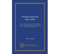 Greene's practice time-table: consisting of the times required for each step in the practice of law in the state of New York. Alphabetically arranged ... the New York City charter, the general...