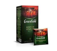 Greenfield Black Tea, Kenyan Sunrise, 25 Teabags in a Box