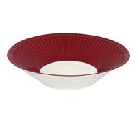 Greengate Pasta Plato Alice Claret Rojo Cerámica Plato Nudelteller