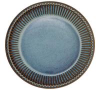 Greengate Plato para Torta Alice Oyster Azul 23cm Cerámica Plato Platos, Vajilla