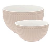 Greengate STWSBO2PCSALI5304 Alice - Cuenco para servir (0,9 L/2,2 L, 2 unidades)