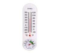 Greenhouse Thermometer - Outdoor Temperature Meter,Wireless Vertical Wall Monitor | Gauge For Patio Areas, Garden Setups, Weather Tracking, Incubator Zones, Garage Environments, Chicks Camping