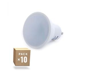 Greenice | Pack 10 Bombilla LED GU10 7W 520Lm 30.000H | Blanco Frío