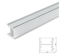 Greenice Perfíl Aluminio Espejos Opal x 1M