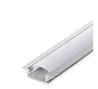 Perfíl Aluminio para Tira LED - Difusor Opal RL-A1708 x 2M | Greenice