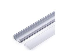 Perfíl Aluminio para Tira LED - Difusor Opal x 1M | Greenice