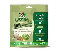 Greenies Snack Dental 100% Natural para Perros Toy (1 Paquete x 43uds)
