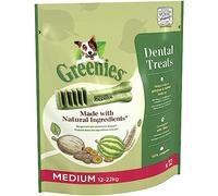 Greenies Snack Dental 100% Natural para perros Medianos (1 paquete x 12uds)