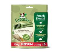 Greenies Snack Dental 100% Natural para perros Medianos 6x170g