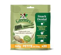 Greenies Snack Dental 100% Natural para Perros Pequeños (1 paquete x 20uds)