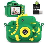 GREENKINDER Camara Fotos Infantil, Camara de Fotos para Niños con Pantalla de 2.0 Pulgadas,20MP & 1080P HD Cámaras Digital para Niños con 32GB TF Tarjeta,Juguetes de Cámara para Niños Niñas