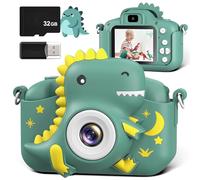 GREENKINDER Camara Fotos Infantil, Camara de Fotos para Niños con Pantalla de 2.0 Pulgadas,20MP & 1080P HD Cámaras Digital para Niños con 32GB TF Tarjeta,Juguetes de Cámara para Niños Niñas