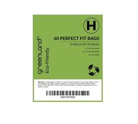 Greenland 60 bolsas de basura ecológicas compatibles con Simplehuman (código H, 8-9 galones, 30-35 L)