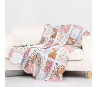 Greenland Home Everly Shabby Chic - Manta Acolchada, 50 x 60 Pulgadas