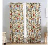 Greenland Home Fashions Astoria Juego de Paneles de Cortina, Tela, Blanco, 84-Inch L