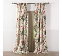 Greenland Home Fashions Butterflies Juego de Paneles de Cortina, Tela, Multicolor, W 84" x L 84" (2 Panels), 2