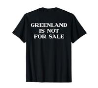 Greenland Is Not For Sale Shirt Back Print Camiseta