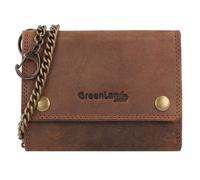 Greenland Nature Billetera Montenegro de cuero RFID 12,5 cm marrón