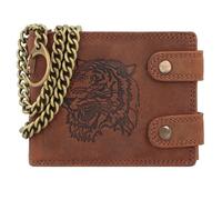 Greenland Nature Billetera Montenegro de cuero RFID 12 cm marrón