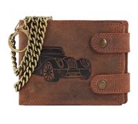 Greenland Nature Billetera Montenegro de cuero RFID 12 cm marrón