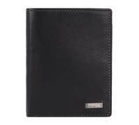 Greenland Nature Black Nappa Cartera Bloqueo RFID Piel natural 12.5 cm negro