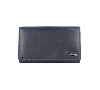 Greenland Nature Black Nappa Cartera Bloqueo RFID Piel natural 16 cm negro