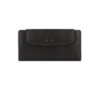 Greenland Nature Billetera de napa negra de cuero RFID 19 cm marrón