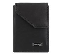 Greenland Nature Black Nappa Cartera Bloqueo RFID Piel natural 9 cm negro