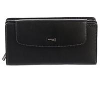 Greenland Nature Black Nappa - Cartera de piel RFID (19 cm)