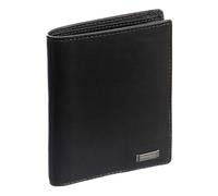Greenland Nature Billetera de napa negra de cuero RFID 9,5 cm negro