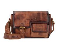 Greenland Nature Bolso de cuero Mascu & Line 23 cm marrón