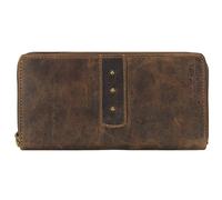 Greenland Nature Cartera clásica de piel 19 cm marrón