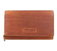 Greenland Nature Cartera de piel suave y segura 16 cm RFID marrón