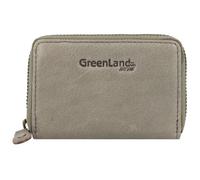 Greenland Nature Estuche para tarjetas de crédito de cuero RFID 10,5 cm aceituna