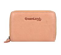 Greenland Nature Estuche para tarjetas de crédito de cuero RFID 10,5 cm rosa