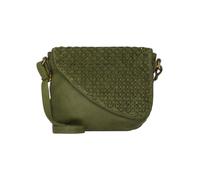 Greenland Nature Femi & Nine Bolsa de hombro Piel natural 24 cm verde