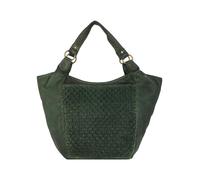Greenland Nature Femi & Nine Bolsa de hombro Piel natural 38 cm verde