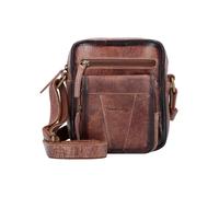Greenland Nature Mascu & Line Bolsa de hombro Piel 20 cm marrón