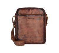 Greenland Nature Mascu & Line Bolsa de hombro Piel natural 27 cm marrón