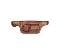 Greenland Nature Mascu & Line Riñonera Bloqueo RFID Piel natural 21 cm marrón