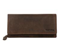 GreenLand Nature monedero Montenegro Long Wallet RFID Brown