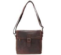 Greenland Nature Montana Bolso de hombro de cuero 26 cm marrón