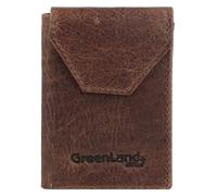 Greenland Nature Montana Cartera Bloqueo RFID Piel natural 9.5 cm marrón