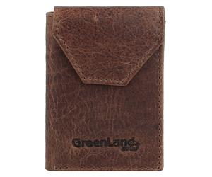 Greenland Nature Montana Cartera Bloqueo RFID Piel natural 9.5 cm marrón