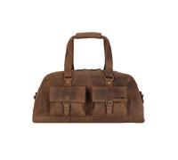 Greenland Nature Montenegro Bolsa de viaje fin de semana Piel natural 60 cm marrón