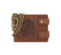 Greenland Nature Montenegro Cartera Bloqueo RFID Piel natural 12 cm marrón