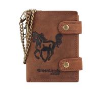 Greenland Nature Montenegro Cartera Bloqueo RFID Piel natural 2 cm marrón