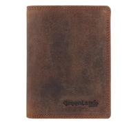 Greenland Nature Montenegro Cartera Bloqueo RFID Piel natural 2 cm marrón